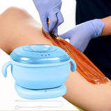 Portable Foldable 400ML Silicone Wax Warmer – Travel-Friendly Hair Removal Heater For Body & Spa Use | Random Color
