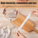 100pcs Disposable Flexible Transparent Plastic Food Storage Bags – Resealable & Multi-Purpose - Food-Grade Fresh-Keeping, Dust & Insect-Proof, Kitchen Accessories