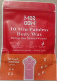 Pack Of 2 Meow Wax Powder - Hair Removal Solution For Smooth Skin Easy And Painless Depilatory Treatment For Body And Face