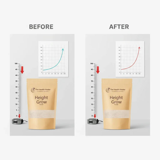The Health Healer Height Growth Powder | Nutritional Supplement | Wellness & Fitness Support 70g