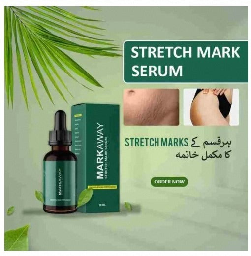 Markaway Advanced Stretch Mark Serum – Clinic-Tested Formula For Prevention & Fading | Retinol, Hydroquinone, & AHA/BHA-Free