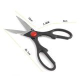 Multifunctional Kitchen Scissors – Durable Stainless Steel, for Cutting, Chopping & Everyday Use.(Random Colour)
