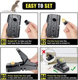 Durable Mouse Trap Pack Of 3 – Reusable Rodent Catcher For Home, Kitchen, And Office Use With Strong Spring Mechanism And Easy Setup