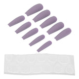 24Pcs O.TWO.O Matte Nails With Accessories