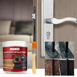 Rust Paint Metallic Paint Anti Rust Protection Coating For Removing Rust From Metal - Random Color (With Brush 300gm)