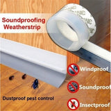 1 Meter Self-Adhesive Door Sealing Tape | Weatherproof Door & Window Seal Strip | Wind & Dust Protection