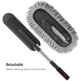 Car Wash Cleaning Brush Duster Dust Wax Mop Microfiber Telescoping Tool For Vehicle Exterior And Interior Cleaning
