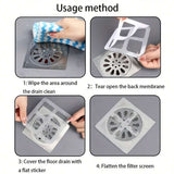 10 Pcs Multifunctional Net Sticker Drainer Net For Bathroom - Kitchen Etc