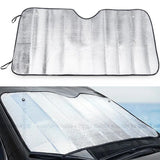 Universal Car Windscreen Sunshade 130 By 60 CM,For Hatchback ,Small Cars ,,Anti Heat Material -Universal Car Sun Shade 130 By 60 CM