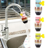 5 Layer Fan Faucet For Kitchen | Anti Splash Water Saving Shower Head Purifier 6 Layer Filter Cartridge For Kitchen | Random Colour Faucet