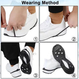 5 Studs Anti Skid Ice Snow Camping Walking Shoes Winter Safety Boots Universal Professional Climbing Crampons - 1 Pair