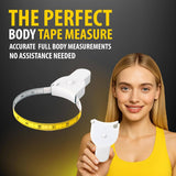 Body Measuring Tape Retractable Soft Flexible Accurate Measurement Tool For Waist Chest Hip Arm Fitness Sewing And Tailoring