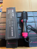 3‑In‑1 Hair Dryer With Comb, Hair Straightener & Curler For Easy Styling