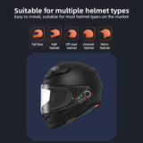 Helmet Wireless Earphone K06A – Bluetooth Helmet Intercom Headset With RGB Control Knob & Noise Reduction