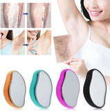 Crystal Hair Eraser - Magic Crystal Hair Remover, Painless Hair Removal With Epilator Mini Hair Remover For Men And Women Leg Arm Back Soft Smooth Silky Skin(Random Color)