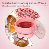 Portable Foldable 400ML Silicone Wax Warmer – Travel-Friendly Hair Removal Heater For Body & Spa Use | Random Color