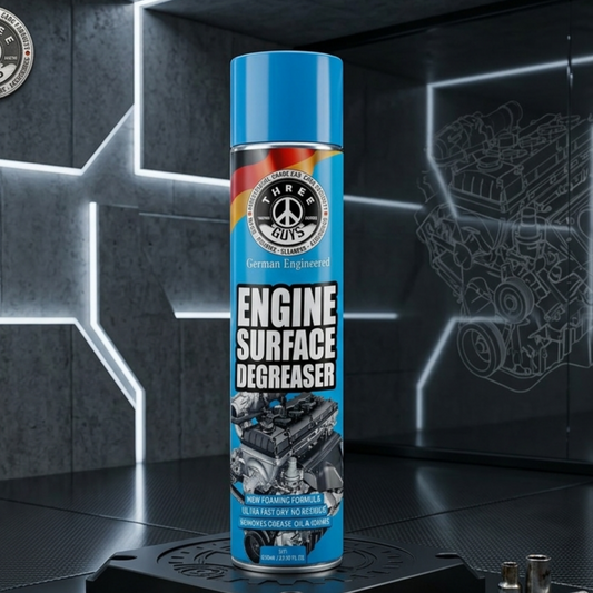 Engine Surface Degreaser 650ml – Heavy-Duty Foaming Cleaner By Three Guys German Engineered