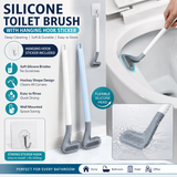 Toilet Cleaning Brush With Hanging Sticker | Silicon Bathroom Cleaning Hockey Brush | Silicon Toilet Cleaning Brush Hockey & Golf Shape | Washroom Brush Silicon