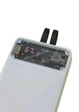 66W Fast Charging 20,000mAh Power Bank With Built-In Cables (White)