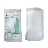 Super Max Powdered Latex Sterliz Gloves 1 Pair Examination Gloves