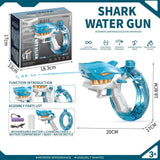 Rechargeable Shark Water Gun – High Pressure Electric Water Blaster Toy For Kids, Long Range Water Shooter, Fun Outdoor Summer Play (Random Color)