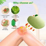 Natural Herbal 12 Pcs Knee Pain Relief Patch, Non-Woven Comfortable Heating Pads For Joint, Muscle, And Arthritis Pain Relief Therapy