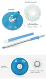 360 Degree Rotating Spin Mop - Original Replacement Parts for Home, Kitchen & Bathroom Cleaning spin mop ( Random Color )