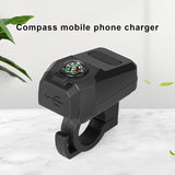 Motorcycle USB Charger With Compass – Fast Charging, Waterproof, 36-105V – Universal For Motorcycles & E-Bikes