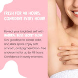 Secret Glow Original Underarm Brightening & Odor Control Cream | Long-Lasting Odor Control | Hydrating & Gentle Formula 50g
