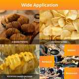 Professional Potato Spiral Cutter, Manual Stainless Steel Potatoes Twister Slicer