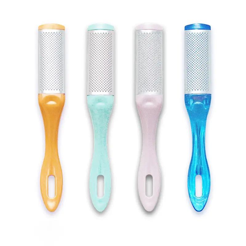2 in 1 Latest Hot Sale Foot File Pedicure Professional Foot Rasp Hard Skin Remover Tool and Nails ( Random color)