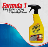 DRY CLEAN FORMULA1 Carpet & Upholstery Cleaner Cleans Car 680 ML