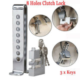 Universal Car Pedal Lock Anti Theft Lock Pedal Lock 8 Holes For Almost All Cars