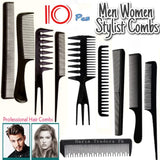 Pack Of 10-Professional Hairdressing Combs For Women And Men
