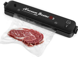 Vacuum Sealer Hand Machine ZKFK-001 | Automatic Food Sealer With 5 Vacuum Bags For Fresh Food Storage & Kitchen Organization