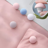 Premium Mushroom-Style Bedsheet Clips – Pack Of 4 Elastic Quilt & Sheet Fixer Buckles (Random Color)