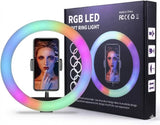 RGB LED Multi Colour Ring Light MJ-30 Without Stand