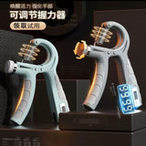Adjustable Exerciser Hand Gripper With Counter Strengthener Adjustable Resistance Wrist Strengthener Strength Trainer Providing Durable Quality Comfortable Use (Random Color)