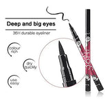 (Pack Of 06) YANQINA 36H Precision Liquid Waterproof Eyeliner Pencil | Eye Liner (Black)