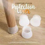 Pack Of 4 Anti-Slip Bottom Pads For Chair & Furniture
