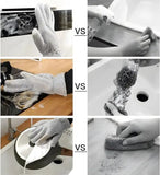 (1 Pcs ) Multipurpose Wire Dishwashing Gloves | Dishwashing Rags For Wet And Dry, Steel Wire Miracle Cleaning Cloth With Glove Shape, Non-Scratch Wire Dish Cloths For Washing Dishes, Kitchen | Anti-Heat Aluminium Gloves