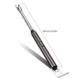 360° Outdoor Kitchen Lighter | USB Rechargeable Electronic Arc Lighter With Flexible Neck, Safety Lock (Random Color)
