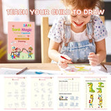 Sank Magic Practice Copybook Set – 4 Books + 10 Refills With Pen For Kids