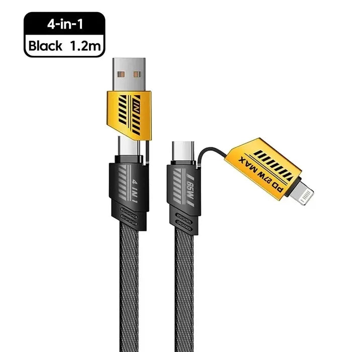 3 In 1 Mobile Phone Charger 67 Pack Of Pack Of 1 With Cable