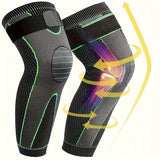 1 Pair - Knee Compression Support Sleeve Elastic Knee Brace For Pain Relief Sports Protection And Joint Stability (Random Color)