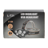 L-T21 LED Highlight USB Headlight - Lighting Product Designed For Illumination And Daily Lighting Routine