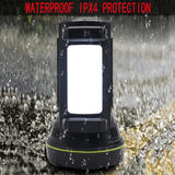 LED Searchlights Handheld Lantern 13000LM 2 Modes USB Rechargeable LED Flashlights High Power Outdoors Camping Hunting Lamp Portable Spotlight