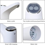Touch Intelligent Electric Water Pump – Rechargeable Automatic Dispenser For Bottled Water With One -Touch Operation (Random Color)
