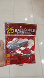 Party Balloons Pack | 25 Pcs | Random Colours | Perfect For Birthdays, Events & Celebrations