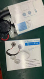 Mini Neck Fan | Usb Rechargeable Fan, 3 Mode , 7 Wings (Random Colors)